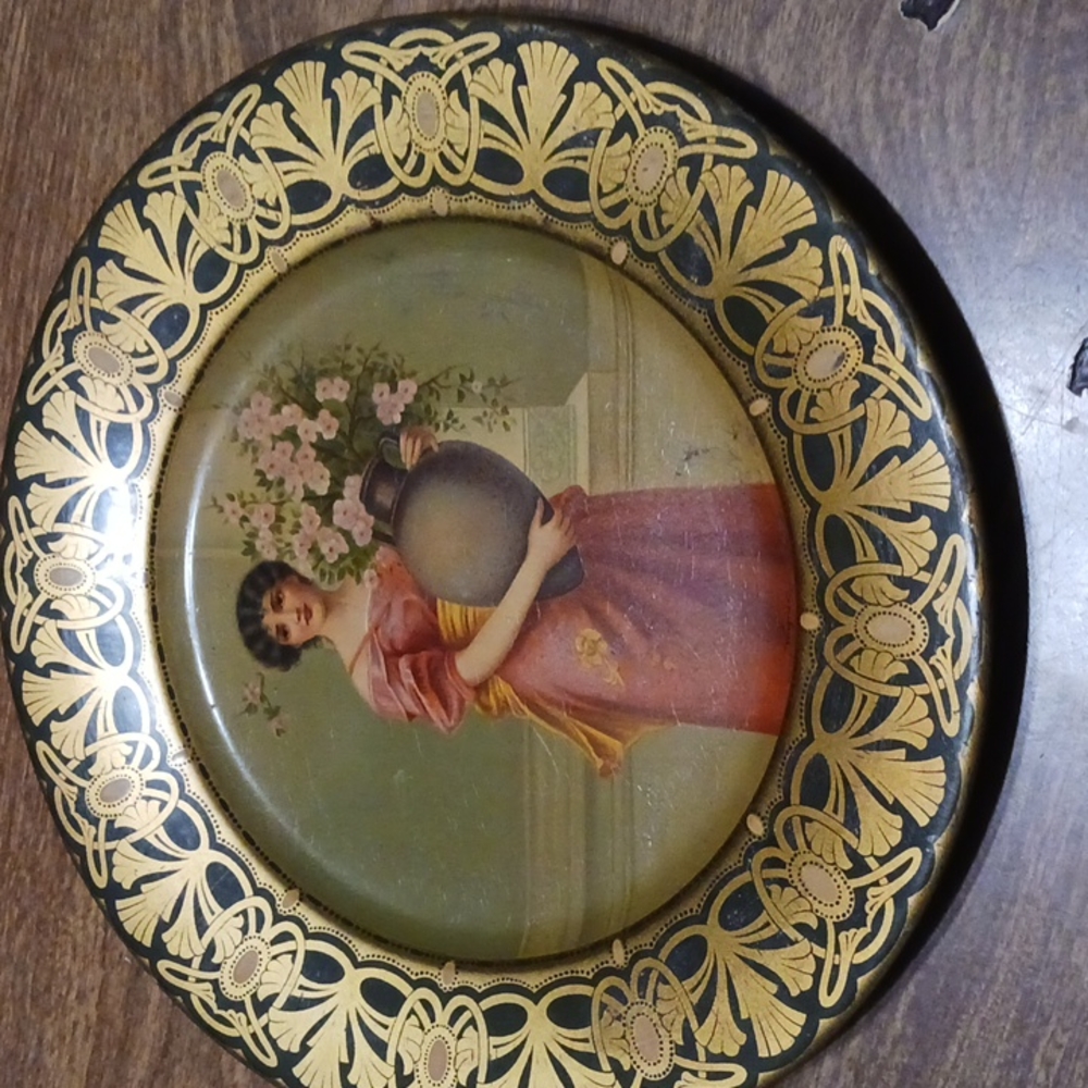 Vienna Art Plates Pat. Feb. 21st. 1905  Signed Wagner.